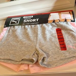 2 pack girl youth shorts